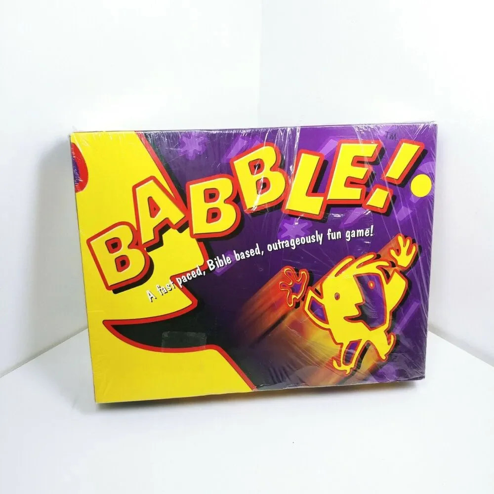 Babble a Bible Based Card Game Cactus game design 2005 religious Christian